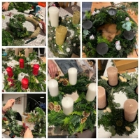 Donnerstag, 20.November, 18h, Adventskranz binden