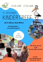Montag, 17. November, 15.30h, Kindertreff